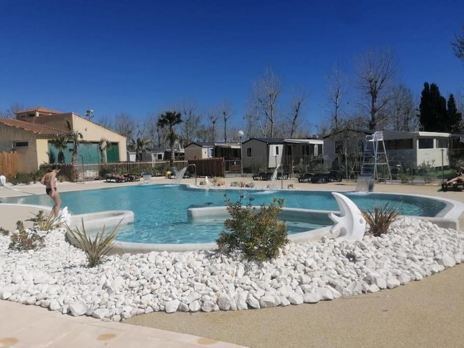 Mobil Home Familial Neuf De 2024 Pour 8 Personnes Valras-Plage Dış mekan fotoğraf